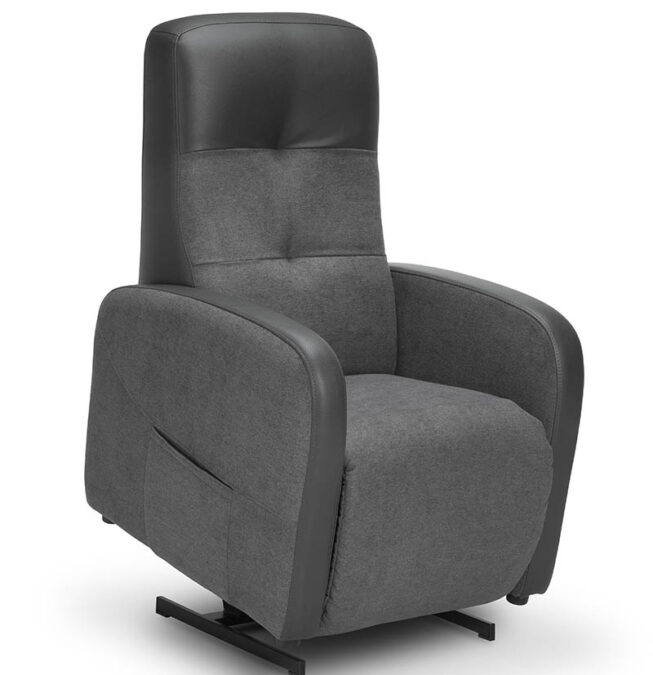 NOVA FAUTEUIL MULTIPOSITIONS RELEVEUR GRIS